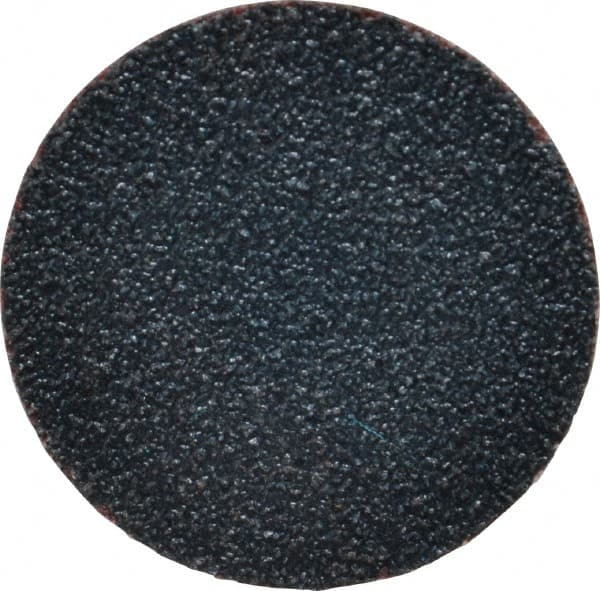 Norton - 1-1/2" Disc Diam, 80 Grit, Zirconia Alumina Quick Change Disc - Type S Attaching System, Coated, Brown, Medium Grade, R821 Series - Americas Industrial Supply