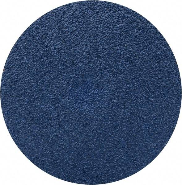 Norton - 4" Disc Diam, 50 Grit, Zirconia Alumina Quick Change Disc - Type S Attaching System, Coated, Coarse Grade, R821 Series - Americas Industrial Supply