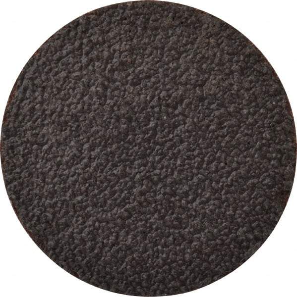 Norton - 2" Disc Diam, 36 Grit, Aluminum Oxide Quick Change Disc - Type S Attaching System, Coated, Brown, Very Coarse Grade, R228 Series - Americas Industrial Supply