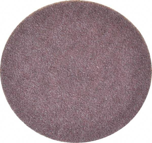 Norton - 2" Disc Diam, 60 Grit, Aluminum Oxide Quick Change Disc - Type S Attaching System, Coated, Brown, Medium Grade, R228 Series - Americas Industrial Supply