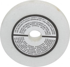 Grier Abrasives - 80 Grit Aluminum Oxide Type 1 Internal Grinding Wheel - 3" Diam x 1/2" Hole x 3/8" Thick, 10,823 Max RPM, Medium Grade, K Hardness, Vitrified Bond - Americas Industrial Supply