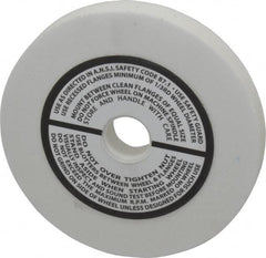 Grier Abrasives - 120 Grit Aluminum Oxide Type 1 Internal Grinding Wheel - 3" Diam x 1/2" Hole x 3/8" Thick, 10,823 Max RPM, Fine Grade, Hardness, Vitrified Bond - Americas Industrial Supply