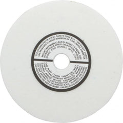 Grier Abrasives - 80 Grit Aluminum Oxide Type 1 Internal Grinding Wheel - 4" Diam x 1/2" Hole x 1/2" Thick, 8,100 Max RPM, Medium Grade, K Hardness, Vitrified Bond - Americas Industrial Supply