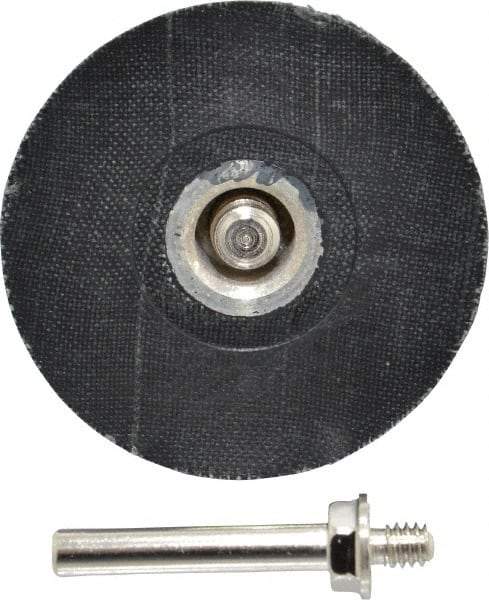Norton - 3" Diam Quick-Change Type S Disc Backing Pad - 1/4" Shank Diam, Hard Density, 20,000 RPM, Speed-Lok TS Compatible - Americas Industrial Supply