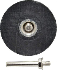 Norton - 3" Diam Quick-Change Type S Disc Backing Pad - 1/4" Shank Diam, Hard Density, 20,000 RPM, Speed-Lok TS Compatible - Americas Industrial Supply