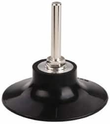 Norton - 3" Diam Quick-Change Type S Disc Backing Pad - 1/4" Shank Diam, Medium Density, 20,000 RPM, Speed-Lok TS Compatible - Americas Industrial Supply