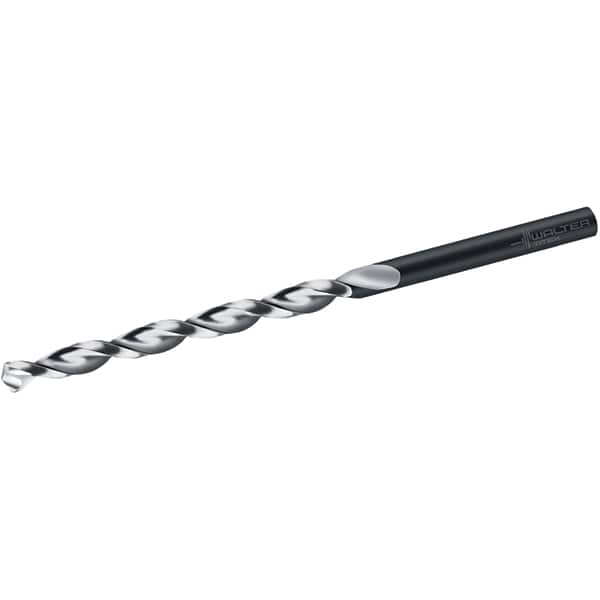 Walter-Titex - 31/64", 130° Point, Parabolic Flute, Cobalt Taper Length Drill Bit - Oxide Finish, 134mm Flute Length, 205mm OAL, Series A1547 - Americas Industrial Supply