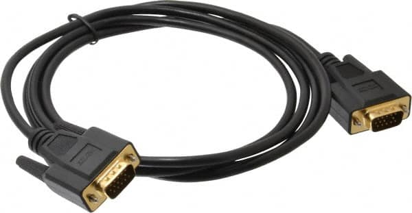 Tripp-Lite - 6' Long, HD15/HD15 Computer Cable - Black, Male x Male - Americas Industrial Supply