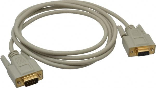 Tripp-Lite - 6' Long, DB9/DB9 Computer Cable - Gray, Male x Female - Americas Industrial Supply