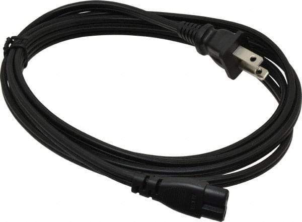 Tripp-Lite - 6' Long, NEMA 1-16P/IEC-320-C7 Computer Cable - Black, Male x Male - Americas Industrial Supply