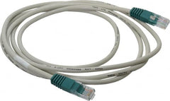 Tripp-Lite - 7' Long, RJ45/RJ45 Computer Cable - Gray, Male x Male - Americas Industrial Supply