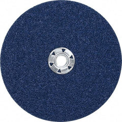Norton - 7" Diam 24 Grit Fiber Disc - Very Coarse Grade, Zirconia Alumina, 13,000 Max RPM, Series F826 - Americas Industrial Supply