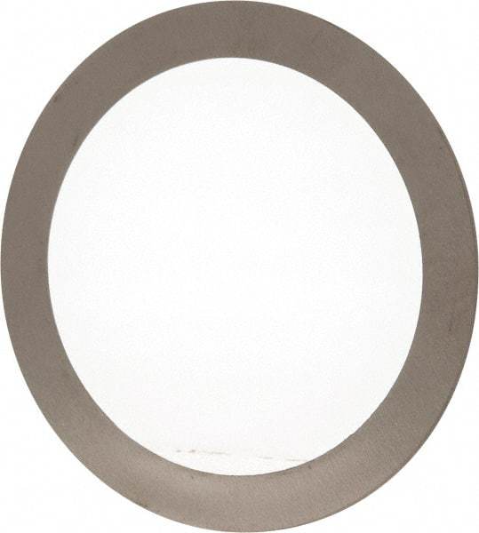 Made in USA - 0.1mm Thick, 35mm Inside x 45mm OD, Round Shim - Uncoated 302/304 Stainless Steel - Americas Industrial Supply