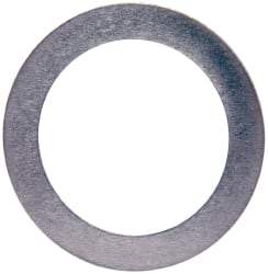 Made in USA - 0.2mm Thick, 16mm Inside x 22mm OD, Round Shim - 9/16" Screw, Uncoated 302/304 Stainless Steel - Americas Industrial Supply