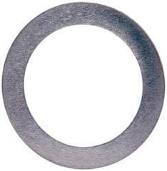 Made in USA - 0.2mm Thick, 16mm Inside x 22mm OD, Round Shim - 9/16" Screw, Uncoated 302/304 Stainless Steel - Americas Industrial Supply