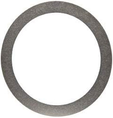 Made in USA - 0.2mm Thick, 40mm Inside x 50mm OD, Round Shim - Uncoated 302/304 Stainless Steel - Americas Industrial Supply