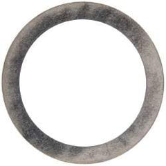 Made in USA - 0.3mm Thick, 35mm Inside x 45mm OD, Round Shim - Uncoated 302/304 Stainless Steel - Americas Industrial Supply