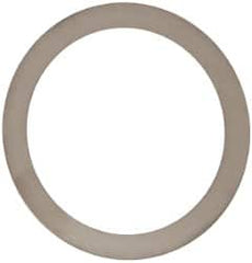 Made in USA - 0.3mm Thick, 40mm Inside x 50mm OD, Round Shim - Uncoated 302/304 Stainless Steel - Americas Industrial Supply