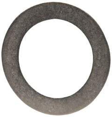 Made in USA - 0.51mm Thick, 12mm Inside x 18mm OD, Round Shim - 7/16" Screw, Uncoated 302/304 Stainless Steel - Americas Industrial Supply
