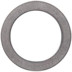 Made in USA - 0.51mm Thick, 20mm Inside x 28mm OD, Round Shim - 3/4" Screw, Uncoated 302/304 Stainless Steel - Americas Industrial Supply