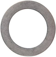 Made in USA - 0.51mm Thick, 25mm Inside x 36mm OD, Round Shim - 7/8" Screw, Uncoated 302/304 Stainless Steel - Americas Industrial Supply