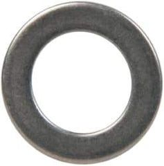 Made in USA - 1mm Thick, 10mm Inside x 16mm OD, Round Shim - 5/16" Screw, Uncoated 302/304 Stainless Steel - Americas Industrial Supply
