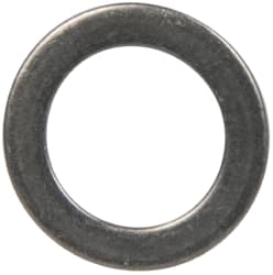 Made in USA - 1mm Thick, 12mm Inside x 18mm OD, Round Shim - 7/16" Screw, Uncoated 302/304 Stainless Steel - Americas Industrial Supply