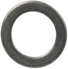 Made in USA - 1mm Thick, 12mm Inside x 18mm OD, Round Shim - 7/16" Screw, Uncoated 302/304 Stainless Steel - Americas Industrial Supply