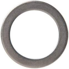 Made in USA - 1mm Thick, 20mm Inside x 28mm OD, Round Shim - 3/4" Screw, Uncoated 302/304 Stainless Steel - Americas Industrial Supply