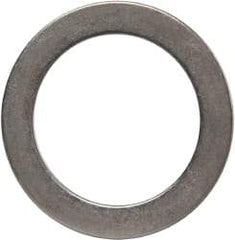 Made in USA - 0.039" Thick, 30mm Inside x 42mm OD, Round Shim - Uncoated 302/304 Stainless Steel - Americas Industrial Supply