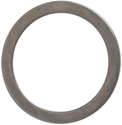 Made in USA - 0.039" Thick, 40mm Inside x 50mm OD, Round Shim - Uncoated 302/304 Stainless Steel - Americas Industrial Supply