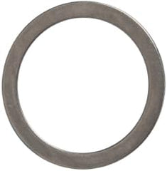 Made in USA - 0.039" Thick, 40mm Inside x 50mm OD, Round Shim - Uncoated 302/304 Stainless Steel - Americas Industrial Supply
