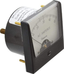 Simpson Electric - Analog, AC Ammeter, Panel Meter - 60 Hz, 0.001 Ohms at 60 Hz - Americas Industrial Supply