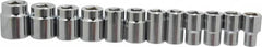 Blackhawk by Proto - 11 Piece 1/2" Drive Socket Set - 6 Points, 3/8" to 1" Range, Inch Measurement Standard - Americas Industrial Supply