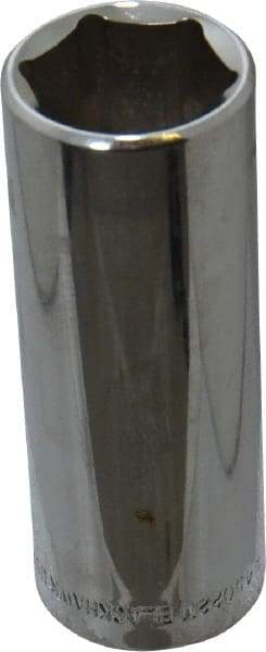 Blackhawk by Proto - 1/2" Drive, Deep Hand Socket - 6 Points, 3-3/32" OAL, Chrome Finish - Americas Industrial Supply