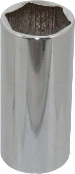 Blackhawk by Proto - 1/2" Drive, Deep Hand Socket - 6 Points, 3-3/32" OAL, Chrome Finish - Americas Industrial Supply