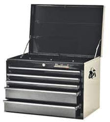 Blackhawk by Proto - 1 Compartment 5 Drawer Top Tool Chest - 27" Wide x 18" Deep x 19" High, Steel, Black - Americas Industrial Supply