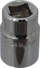 Blackhawk by Proto - 3/4", 1/2" Drive, Standard Hand Socket - 6 Points, 1-1/2" OAL, Chrome Finish - Americas Industrial Supply