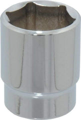 Blackhawk by Proto - 15/16", 1/2" Drive, Standard Hand Socket - 6 Points, 1-1/2" OAL, Chrome Finish - Americas Industrial Supply