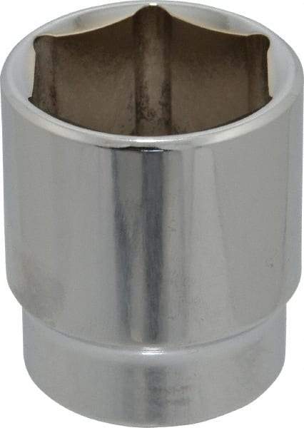 Blackhawk by Proto - 1-1/8", 1/2" Drive, Standard Hand Socket - 6 Points, 1-11/16" OAL - Americas Industrial Supply