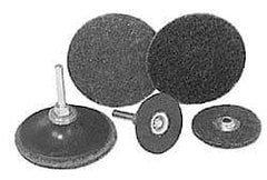 Superior Abrasives - 1-1/2" Disc Diam, Aluminum Oxide Quick Change Disc - Type S Attaching System, Nonwoven, Brown, Coarse Grade, FD Series - Americas Industrial Supply