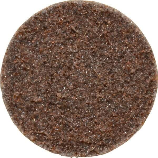 Superior Abrasives - 2" Disc Diam, Aluminum Oxide Quick Change Disc - Type R Attaching System, Nonwoven, Brown, Coarse Grade, FD Series - Americas Industrial Supply