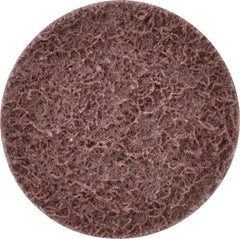 Superior Abrasives - 2" Disc Diam, Aluminum Oxide Quick Change Disc - Type R Attaching System, Nonwoven, Maroon, Medium Grade, FD Series - Americas Industrial Supply