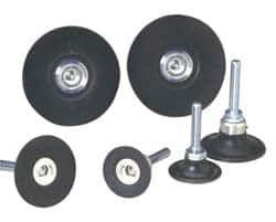 Standard Abrasives - 2" Diam Quick-Change Disc Backing Pad - 1/4" Shank Diam, Hard Density, 20,000 RPM, Lockit Compatible - Americas Industrial Supply