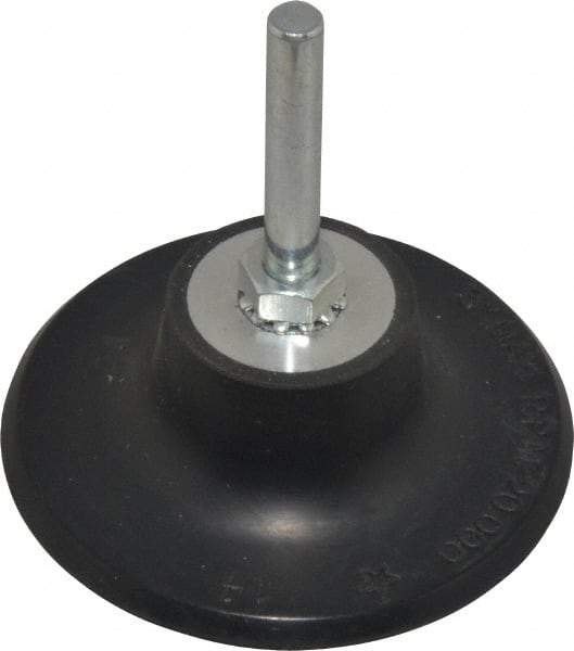 Value Collection - 3" Diam Quick-Change Type R Disc Backing Pad - 1/4" Shank Diam, 20,000 RPM - Americas Industrial Supply
