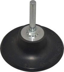 Value Collection - 3" Diam Quick-Change Type R Disc Backing Pad - 1/4" Shank Diam, 20,000 RPM - Americas Industrial Supply