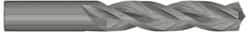 Kennametal - 6.6mm 130° Solid Carbide Jobber Drill - Bright Finish, Right Hand Cut, Spiral Flute, Straight Shank, 91mm OAL, Standard Point - Americas Industrial Supply