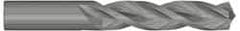 Kennametal - 8.1mm 130° Solid Carbide Jobber Drill - Bright Finish, Right Hand Cut, Spiral Flute, Straight Shank, 103mm OAL, Standard Point - Americas Industrial Supply