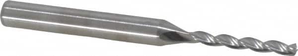 Kennametal - 3mm 130° Solid Carbide Jobber Drill - Bright Finish, Right Hand Cut, Spiral Flute, Straight Shank, 66mm OAL, Standard Point - Americas Industrial Supply