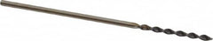 Accupro - #60 130° Cobalt Jobber Drill - TiAlN Finish, Right Hand Cut, Parabolic Flute, Straight Shank, 1-11/32" OAL, Split Point - Americas Industrial Supply